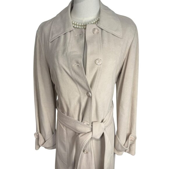 Vintage 70s Puget Sounder Beige  All Weather Coat by Item House - Picture 7 of 8